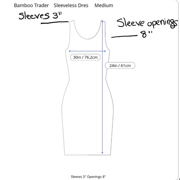 Womens Bamboo Traders Black Sleeveless Dress Med - Picture 2 of 8